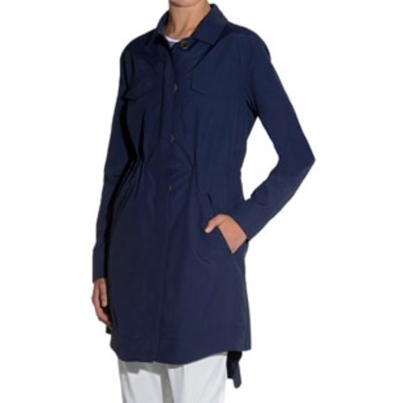 Vince Jackets & Blazers - Vince Women’s Nylon Navy Raincoat Parka Jacket